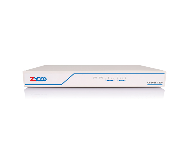 CooVox-T200-IPPBX telephone exchange voice gateway